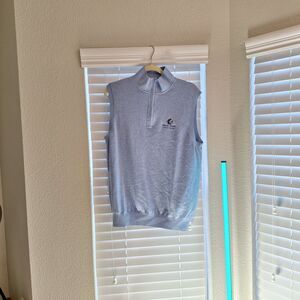 Fairway & Greene Size M Sleeveless Pullover Golf Sweater Vest Merino Wool